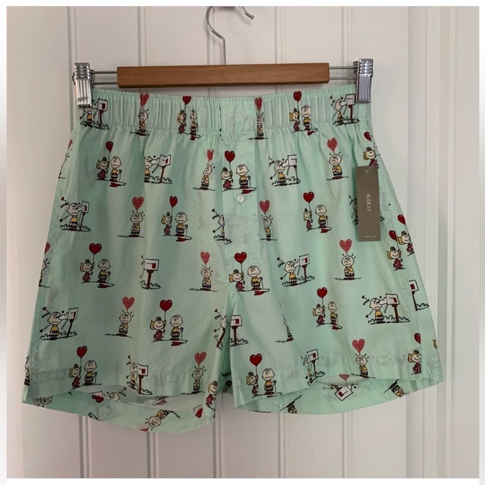 J Crew Boxers S Boxer Shorts Green